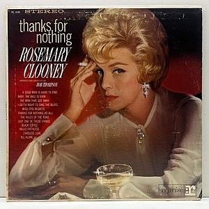 レコード画像：ROSEMARY CLOONEY / Thanks For Nothing