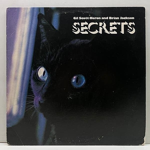 レコードメイン画像：【GAME, NASネタ】USオリジナル GIL SCOTT HERON & BRIAN JACKSON Secrets ('78 Arista) サンプリング Angel Dust 収録