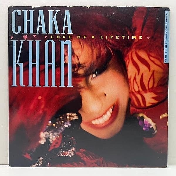 レコードメイン画像：美盤!! 12インチ STERLING刻印 USオリジナル CHAKA KHAN Love Of A Lifetime ('86 Warner Bros.) GARAGE HOUSE!! チャカ・カーン