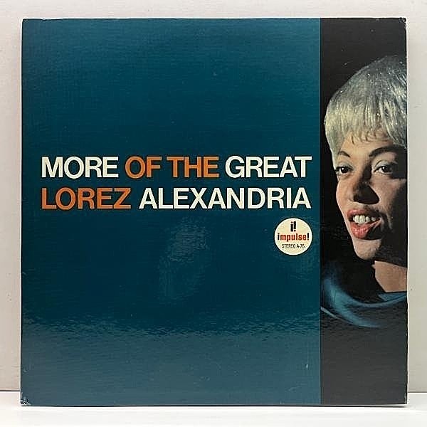 レコードメイン画像：VANGELDER刻印 GFコート US初期プレス LOREZ ALEXANDRIA More Of The Great ～ (Impulse AS-76) w/ Wynton Kelly, Jimmy Cobb