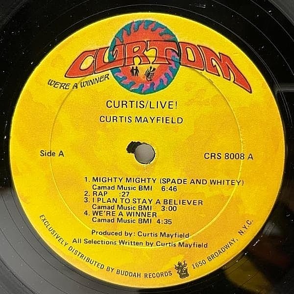 CURTIS MAYFIELD / Curtis / Live! (LP) / Curtom | WAXPEND RECORDS