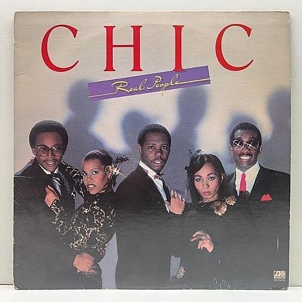 レコードメイン画像：美再生!! USオリジナル CHIC Real People ('80 Atlantic) シック／リアル・ピープル NYディスコ ドラムブレイク You Can't Do It Alone