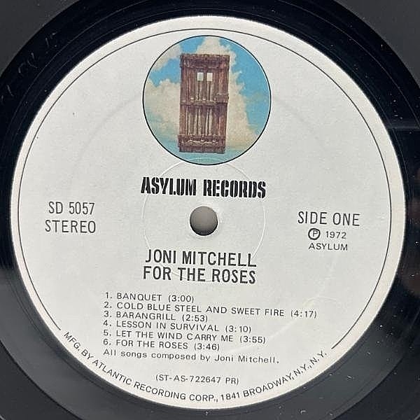 JONI MITCHELL / For The Roses (LP) / Asylum | WAXPEND RECORDS