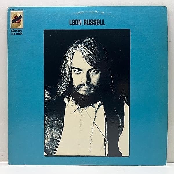 レコードメイン画像：US初期プレス Supermanロゴ [黒塗り修正] LEON RUSSELL Same／1st デビュー作 (Shelter SW-8901) A Song For You レオン・ラッセル