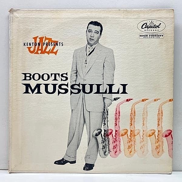 レコードメイン画像：美再生!音質抜群! 10インチ 原盤 USオリジナル BOOTS MUSSULLI Quartet (Capitol H 6506) w/ Ray Santos, Max Bennett, Shelly Manne