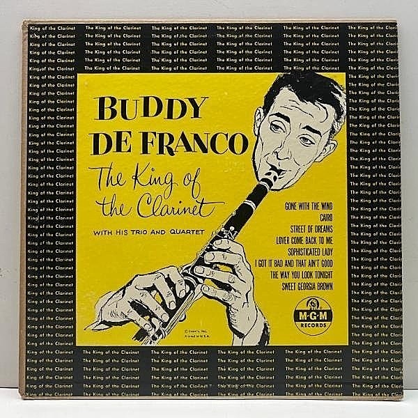 レコードメイン画像：レアな良好品!! 10インチ USオリジナル BUDDY DeFRANCO King Of The Clarinet ('52 MGM E-177) w/ Kenny Drew, Jimmy Raney, Art Blakey