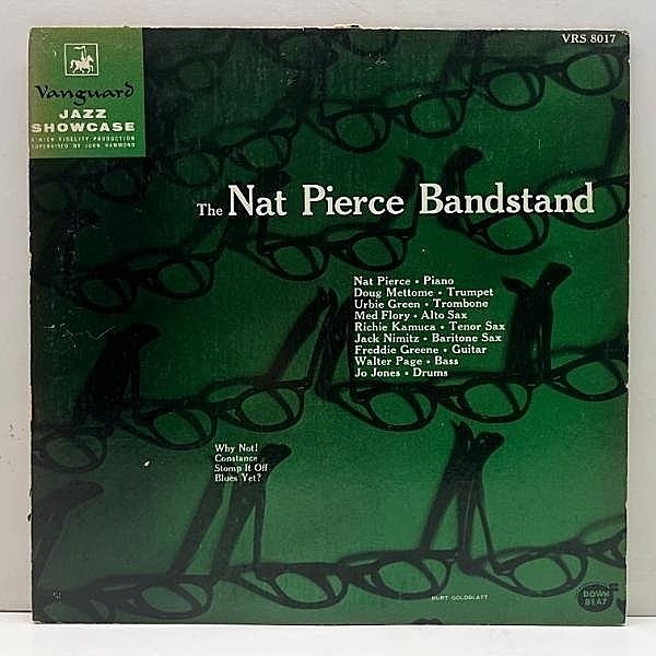 レコードメイン画像：極美盤!! 10インチ 原盤 USオリジナル The NAT PIERCE Bandstand ('55 Vanguard) w/ Richie Kamuca, Freddie Green, Jo Jones ほか