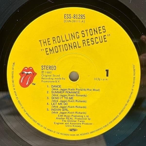 ROLLING STONES / Emotional Rescue (LP) / Rolling Stones