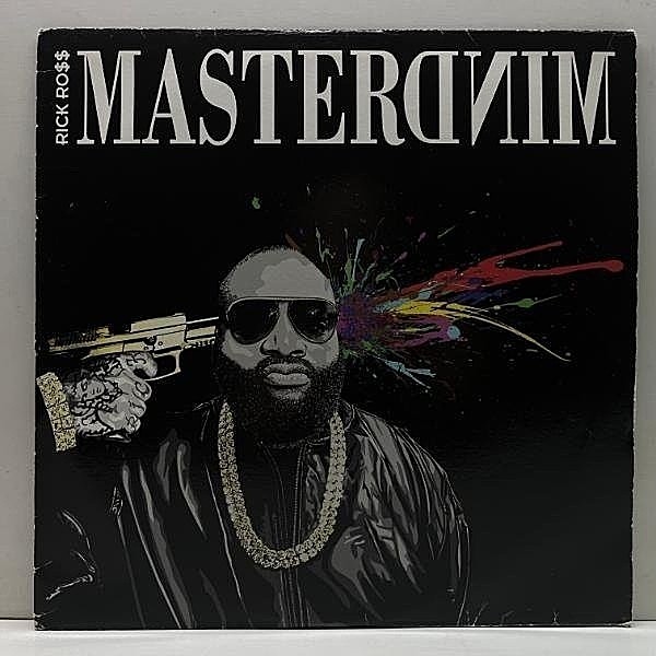 レコードメイン画像：良好!! 2LP 限定500部 レッドヴァイナル仕様 伊プレス RICK ROSS Mastermind ('14 MASTER001) JAY Z, KANYE WEST, LIL WAYNE 参加 Gangsta