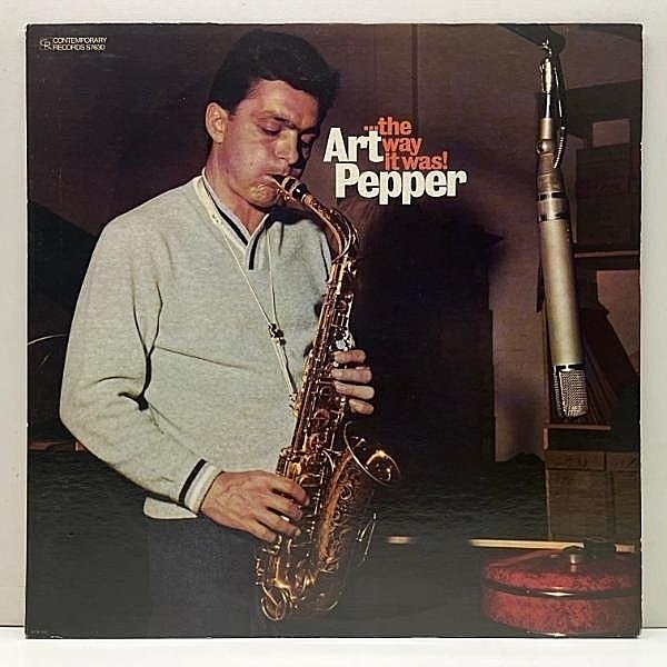 レコードメイン画像：【初期アート・ペッパーの未発表集】美品 S規格 USオリジナル ART PEPPER The Way It Was (Contemporary S7630) WARNE MARSH, RONNIE BALL