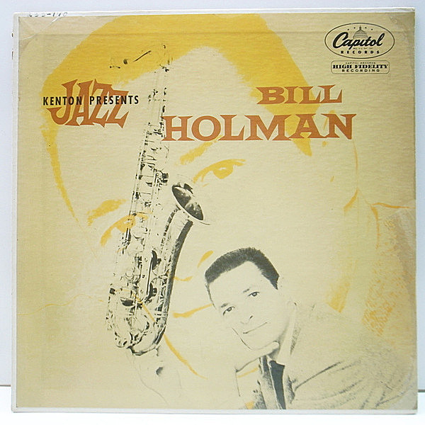 レコードメイン画像：レアな美盤!! 10'' FLAT 深溝 USオリジナル BILL HOLMAN Same [Stan Kenton Presents] デビュー盤 Bob Gordon, Herb Geller ほか 豪華面子