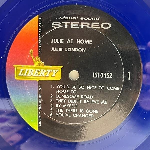JULIE LONDON / Julie At Home (LP) / Liberty | WAXPEND RECORDS