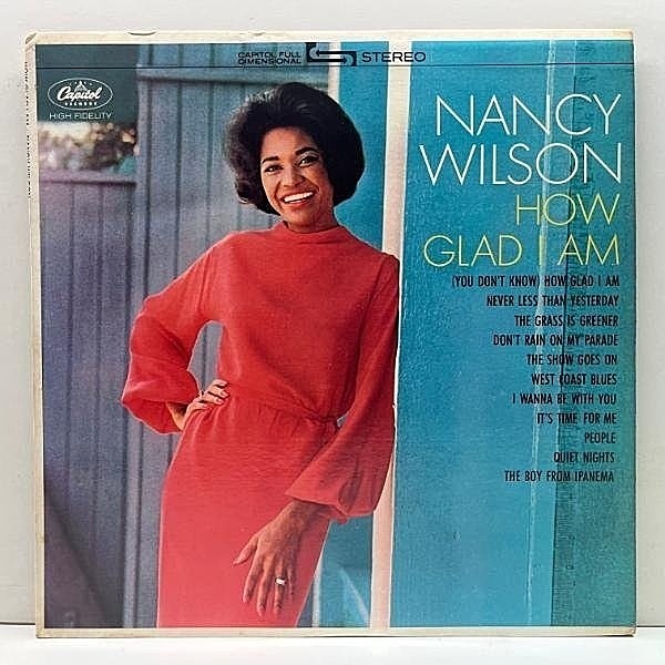 レコードメイン画像：美再生!! USプレス NANCY WILSON How Glad I Am (Capitol) ナンシー・ウィルソン／ハウ・グラッド・アイ・アム LP 大ヒットアルバム
