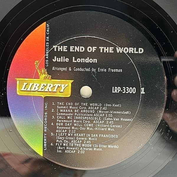 JULIE LONDON / The End of the World (LP) / Liberty | WAXPEND