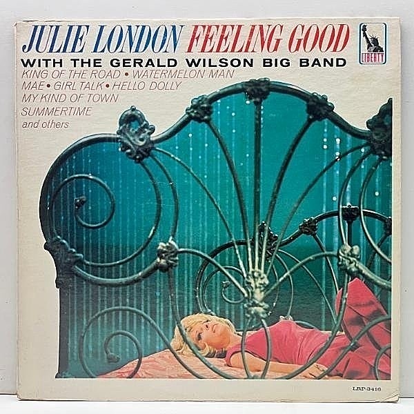 レコードメイン画像：美盤!! MONO USオリジナル JULIE LONDON Feeling Good ('65 Liberty) w/ TEDDY EDWARDS, GERALD WILSON 米モノラル 初回プレス