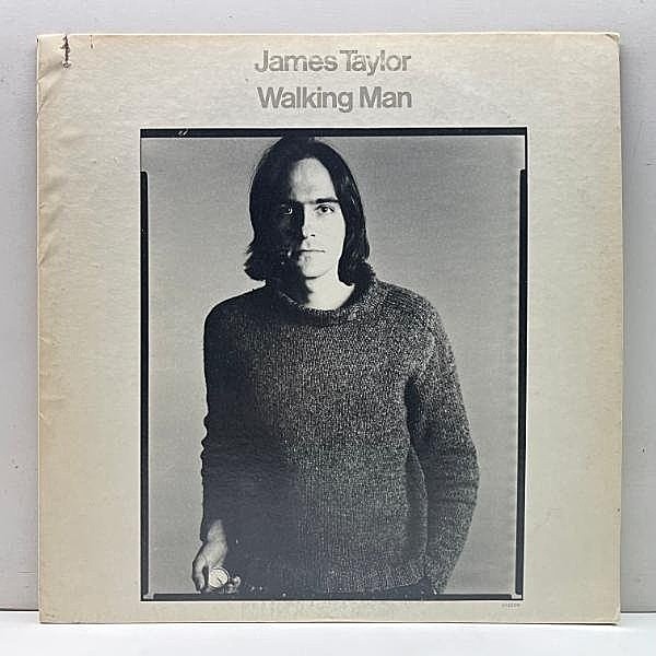 レコードメイン画像：美盤!! 初版 両面1マト W無し USオリジナル JAMES TAYLOR Walking Man ('74 Warner) GOODNITE NOW メッセージ刻印 ジェームス・テイラー LP