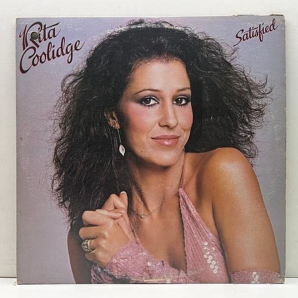 レコードメイン画像：【BOOKER T.プロデュース】美盤!! TML刻印 CAオリジナル RITA COOLIDGE Satisfied ('79 A&M) リタ・クーリッジ／サティスファイド