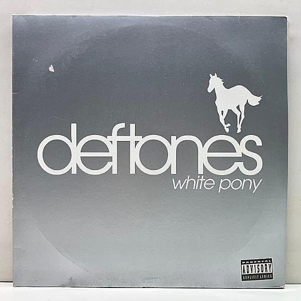 レコードメイン画像：【初回オンリー 曲目誤植ジャケ】レア!美盤! EUオリジナル 2枚組 DEFTONES White Pony ('00 Maverick) デフトーンズ オルタナメタル 名盤