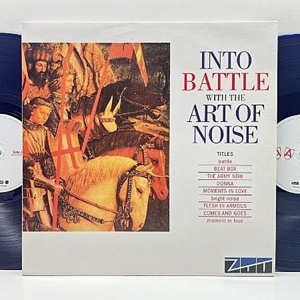 レコードメイン画像：【RECORD STORE DAY 限定500部 ブルーヴァイナル仕様】英プレス ART OF NOISE Into Battle With The ～ ('11 MOVLP299) Worship 同時収録