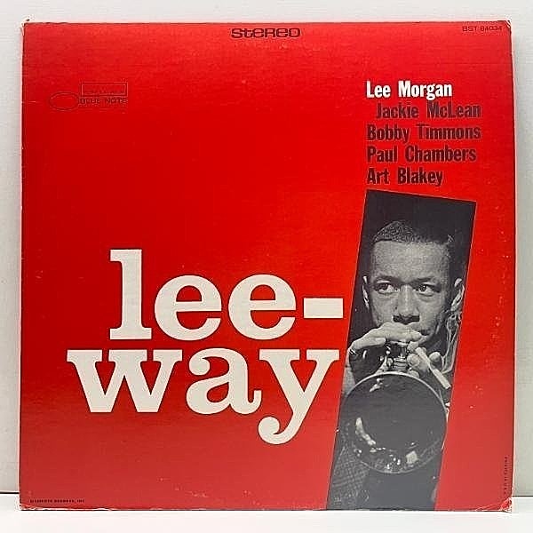 レコードメイン画像：良好!! UAリム 米プレス LEE MORGAN Leeway (Blue Note BST 84034) US Early 70s 音符ラベ w/ JACKIE McLEAN, BOBBY TIMMONS