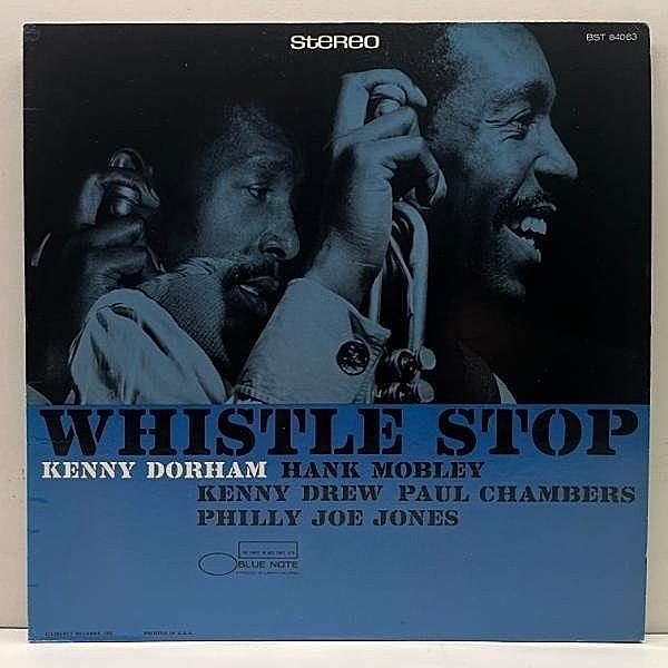 レコードメイン画像：Cut無し!美品! 良好!! UAリム 米プレス KENNY DORHAM Whistle Stop (Blue Note BST 84063) US Early 70s 音符ラベ w/ Hank Mobley