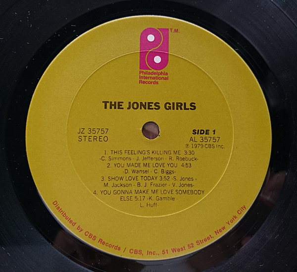 JONES GIRLS / Same (LP) / Philadelphia International