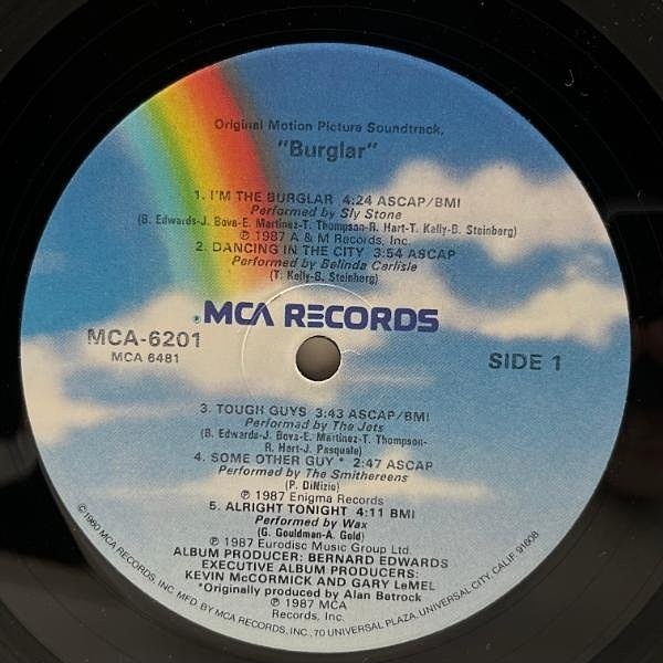 VARIOUS / Burglar: Original Motion Picture Soundtrack (LP