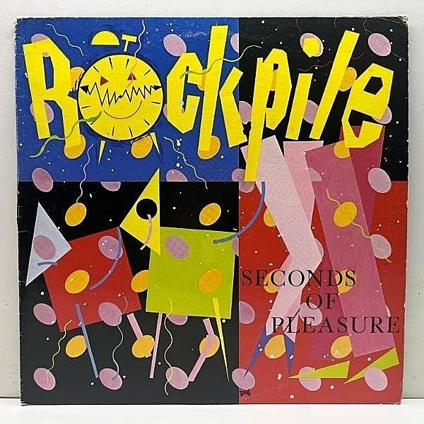 レコードメイン画像：CAオリジナル 初版 JC規格 ROCKPILE Seconds Of Pleasure ('80 Columbia) ロンドンの街角 Dave Edmunds, Nick Lowe パブロック 名盤