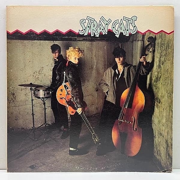 レコードメイン画像：JPNオリジナル STRAY CATS Same／1st デビュー作 涙のラナウェイ・ボーイ ('81 Arista) DAVE EDMUNDS prod. 名曲 Runaway Boys 収録 LP