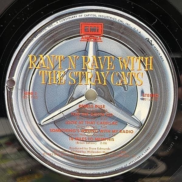 STRAY CATS / Rant N' Rave With The Stray Cats (LP) / EMI