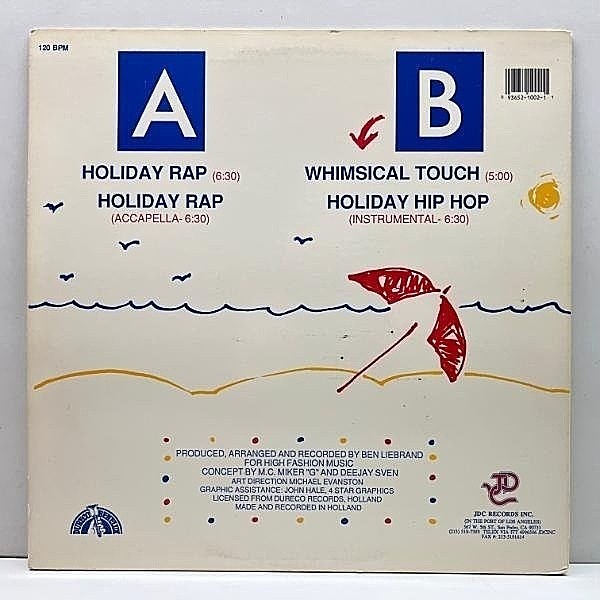 M.C. MIKER G & DEEJAY SVEN / Holiday Rap (12) / JDC