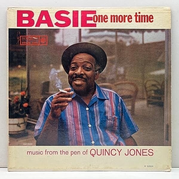 レコードメイン画像：USオリジナル MONO 1stマルチバー 深溝 COUNT BASIE One More Time ('59 Roulette) Pen of QUINCY JONES 名盤 LP 米 初回 モノラル