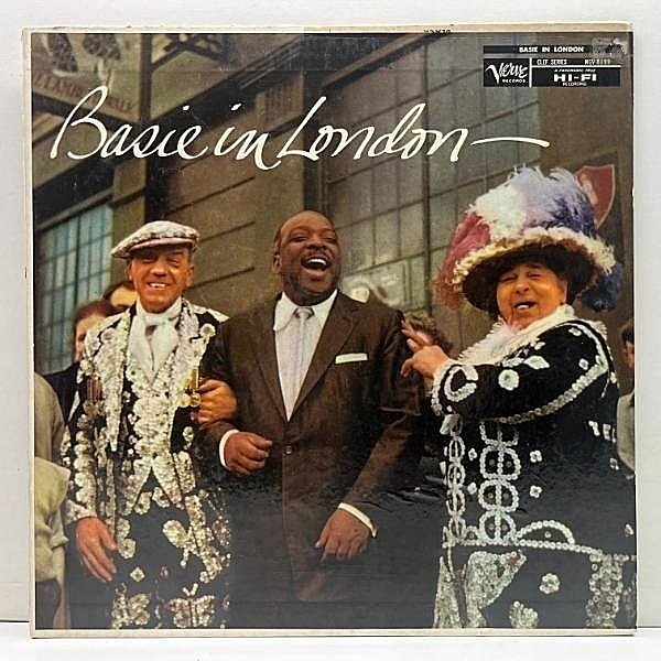 レコードメイン画像：良好盤!! USオリジナル MONO 初版トランペッター 深溝 COUNT BASIE In London ('56 Verve) ベイシー・イン・ロンドン 白熱Live