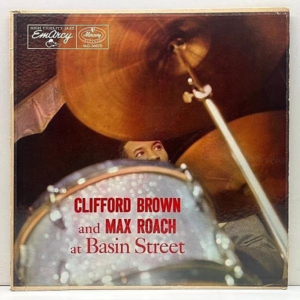 レコードメイン画像：美再生!美ジャケ! US 完全オリジナル MONO 深溝 CLIFFORD BROWN And MAX ROACH At Basin Street (EmArcy MG 36070) w/ Sonny Rollins