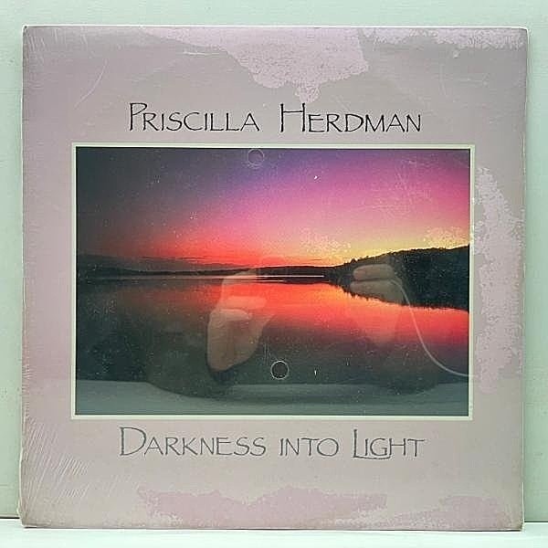 レコードメイン画像：シールド未開封【女性SSW・マイナー盤】USオリジナル PRISCILLA HERDMAN Darkness Into Light ('87 Flying Fish) プリシラ・ハードマン