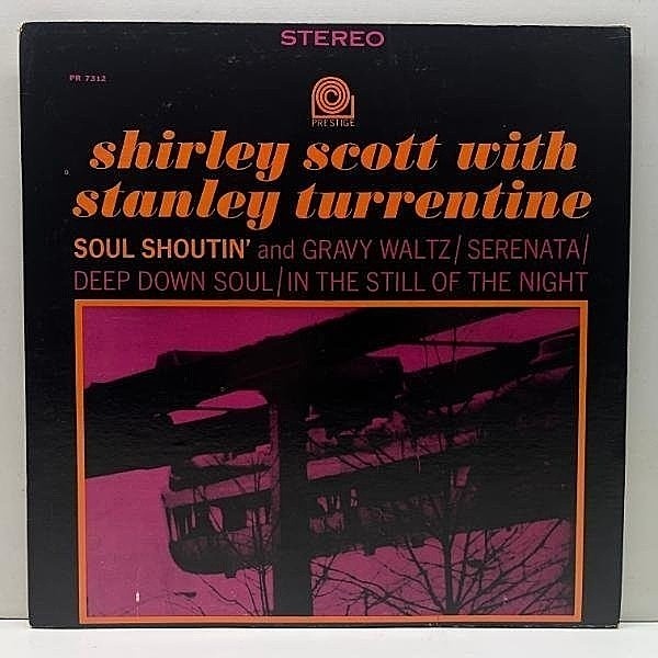 レコードメイン画像：美盤!! USオリジナル VANGELDER刻印 NJ紺ラベ SHIRLEY SCOTT With STANLEY TURRENTINE Soul Shoutin' ('64 Prestige) ワンホーンカルテット