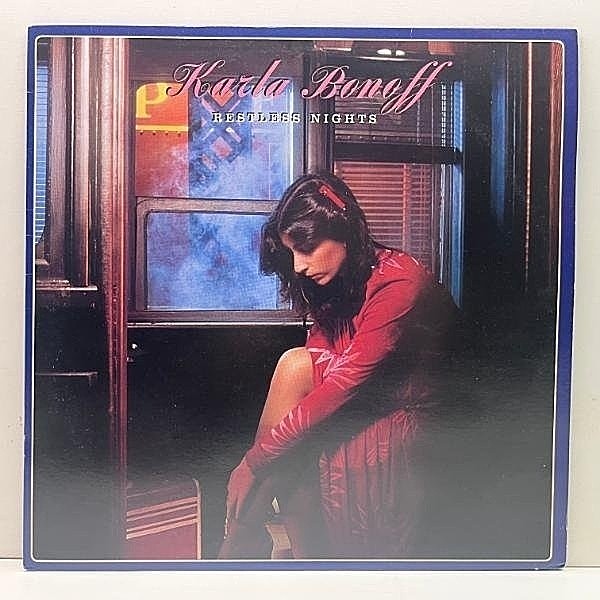 レコードメイン画像：良好!! '79年オリジ KARLA BONOFF Restless Nights (Bernie Grundman) LINDA RONSTADTに見出された歌姫 カーラ・ボノフ ささやく夜