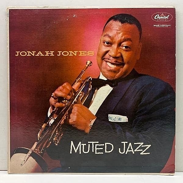 レコードメイン画像：良好盤!! MONO US初期プレス JONAH JONES Muted Jazz (Capitol T 839) 味わい深い歌唱も堪能できる中間派～スウィング好盤