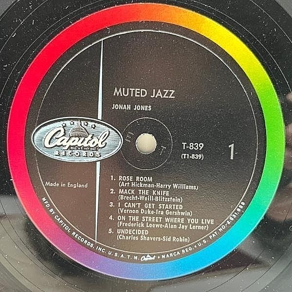 【27】ジャズ / JAZZ LP レコード 9 (11)枚 JONES JONAH JONES / Muted Jazz (LP) / Capitol | WAXPEND RECORDS