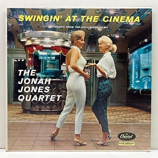 レコードメイン画像：レアな極美盤!! MONO 初版 縦書きLP文字 USオリジナル JONAH JONES Swingin' At The Cinema ('58 Capitol T 1083) 中間派～スウィング好盤