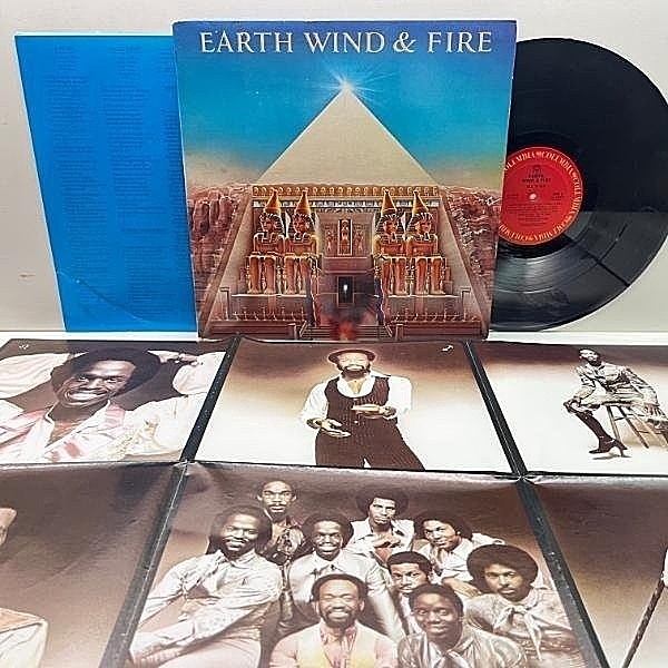 レコードメイン画像：【大判ポスター／インナー完品】プロモ 美盤!! 初版 JC規格 USオリジナル EARTH WIND & FIRE All 'N All ('77 Columbia) 名曲 Fantasy ほか