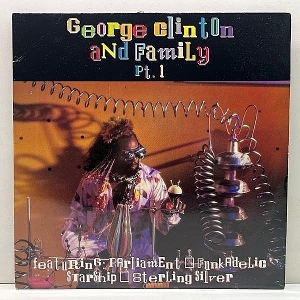 レコードメイン画像：【P-FUNK秘蔵の未発表音源】良好!! 2枚組 EUオリジ George Clinton And Family Pt. 1 ('92 Essential!) PARLIAMENT, SLY STONE, FUNKADELIC