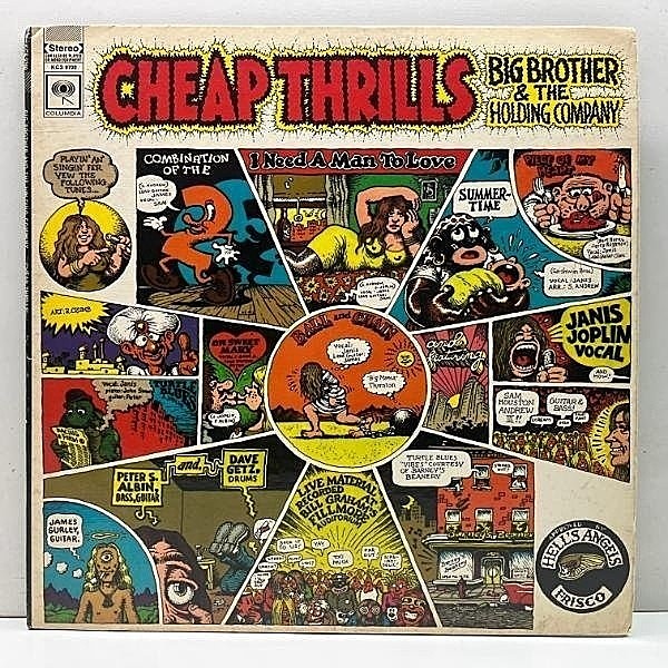 レコードメイン画像：レア!良好! USオリジナル 初版 白矢 2eyeラベ BIG BROTHER & THE HOLDING CO. Cheap Thrills ('68 Columbia) JANIS JOPLIN 最高傑作 LP