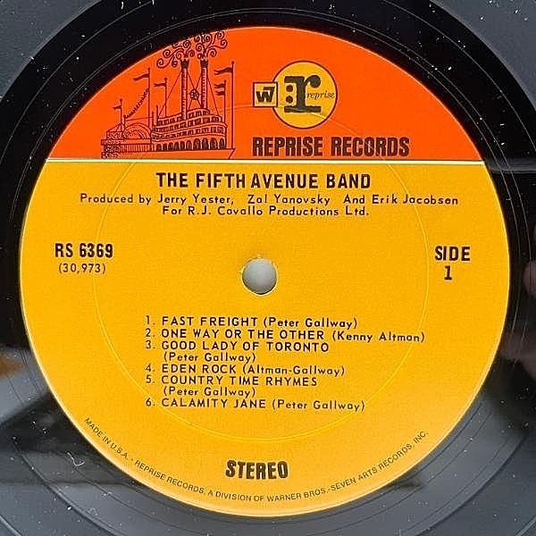 FIFTH AVENUE BAND / Same (LP) / Reprise | WAXPEND RECORDS