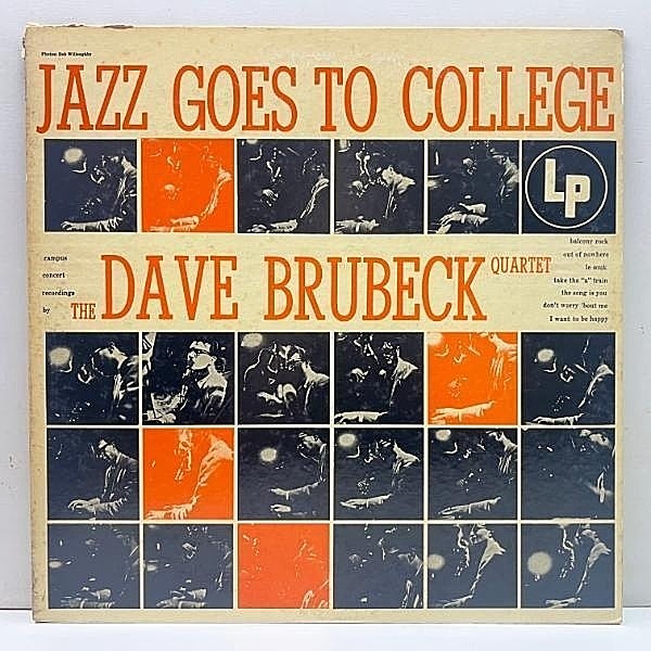 レコードメイン画像：MONO 美盤!! DAVE BRUBECK QUARTET Jazz Goes To College (CBS・Sony 15AP 546) w/ Paul Desmond 国内 モノラル LP カレッジ・ライヴ