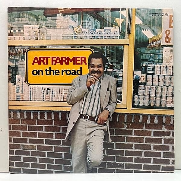 レコードメイン画像：'76年 初版 ART FARMER On The Road (Contemporary GP 3080) 解説シート付属 w/ ART PEPPER, HAMPTON HAWES, RAY BROWN, SHELLY MANNE