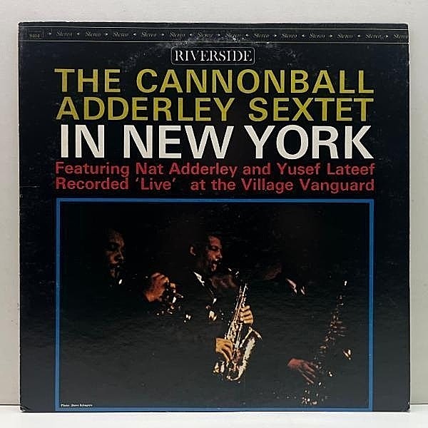 レコードメイン画像：極美盤!! CANNONBALL ADDERLEY SEXTET In New York (Riverside SMJ-6108) w/ Nat, Yusef Lateef, Joe Zawinul, Sam Jones, Louis Hayes