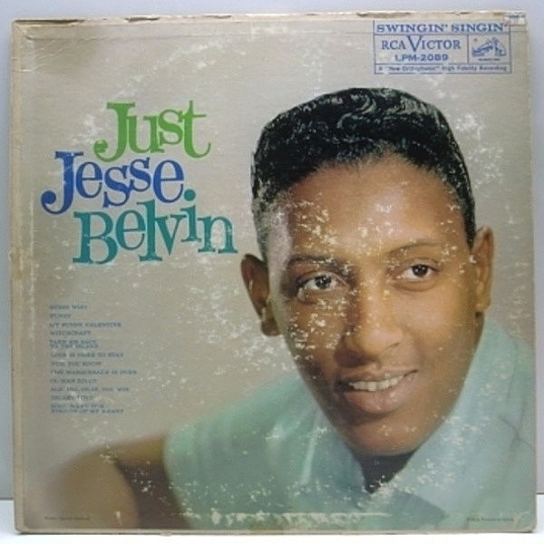 レコードメイン画像：MONO 初回ニッパー 銀文字 深溝 オリジナル JESSE BELVIN Just 〜 (RCA Victor LPM 2089) マト1S