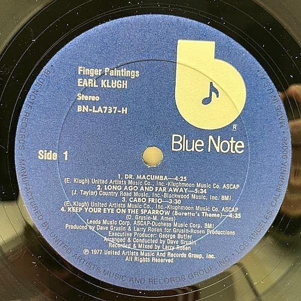 EARL KLUGH / Finger Paintings (LP) / Blue Note | WAXPEND RECORDS