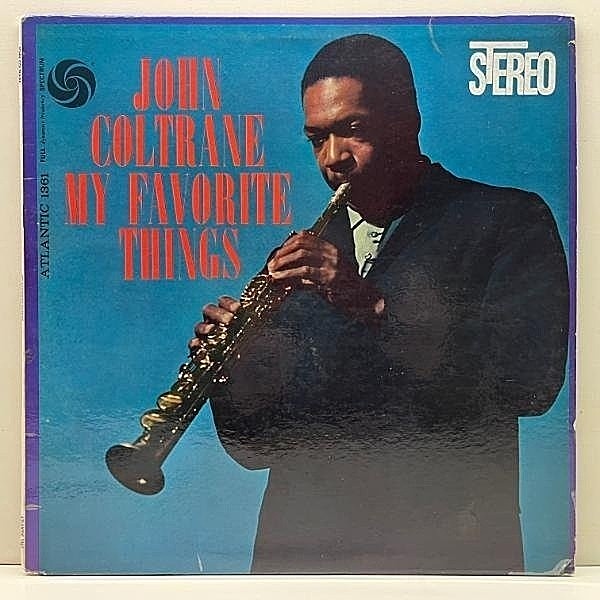 レコードメイン画像：US初期プレス 3色 活版Logo コーティング仕様 JOHN COLTRANE My Favorite Things ('61 Atlantic 1361) w/ McCOY TYNER, ELVIN JONES